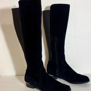 Alfani Black Suede Knee High Boots